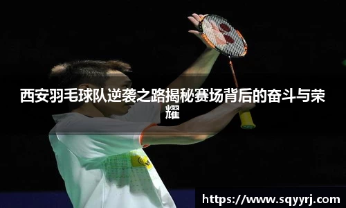 西安羽毛球队逆袭之路揭秘赛场背后的奋斗与荣耀